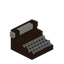 Brown Typewriter