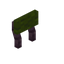 Green Starlight Mangrove Raised Seat Back
