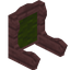 Green Scarlet Fancy Seat Back