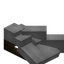 Light Gray Longer Flat Roof Slab (Framed)