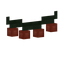 Red Cube String Lights
