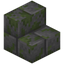 Mossy Stone Brick Stairs