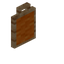 Orange Pine Tall Seat Back