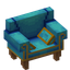 Light Blue Armchair