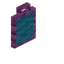 Light Blue Pink Bioshroom Tall Seat Back