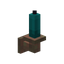 Exposed Cyan Copper Wall Candle
