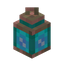 Cyan Exposed Copper Lantern
