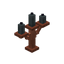 Gray Copper Candelabra