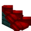 Red Longer Roof (Warped)