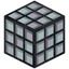 Square Cyan Stained Glass