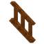 Red Sandstone Railing