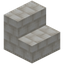 White Silt Shingle Stairs