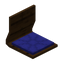 Blue Floor Chair (Dark Oak)