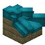 Light Blue Longer Roof Block (Birch)