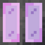 Vertical Stiped Magenta Stained Glass Pane