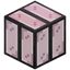 Vertical Stiped Pink Stained Glass