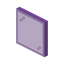 Connecting Purple Stained Glass Pane