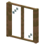 Rectangle Stripped Jungle Window