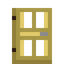 Gated Bamboo Door