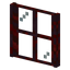 Crimson Stem Four Pane Window