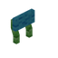 Light Blue Green Bioshroom Raised Seat Back