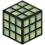 Square Lime Stained Glass