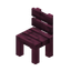 Stripped Crimson Chair