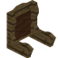 Brown Alpha Fancy Seat Back