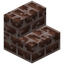 Cracked Umber Brick Stairs