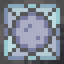 Circular Cyan Stained Glass Pane