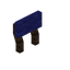 Blue Canopy Raised Seat Back