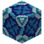 Shrunken Light Blue Glazed Terracotta