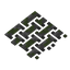 Mossy Cobblestone Dumble Paving