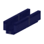 Blue Rain Gutter
