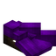 Purple Longer Flat Roof Slab (Framed)