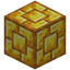 Brick Bordered Raw Gold Block