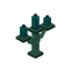 Oxidized Cyan Copper Candelabra
