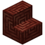 Chiseled Red Rock Brick Stairs