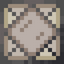 Large Diamond Brown Stained Glass Pane