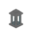 White Fancy Iron Lantern