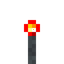 Gray Wool Redstone Torch