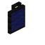 Blue Ebony Tall Seat Back
