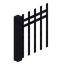 Bastion Metal Fence Gate