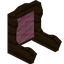 Pink Dark Oak Fancy Seat Back