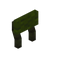 Green Grongle Raised Seat Back