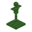 Green Bioshroom Fancy Armor Stand