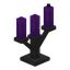Purple Candelabra
