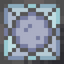 Arched Cyan Stained Glass Pane Pillar