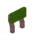 Lime Cherry Raised Seat Back