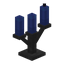 Blue Candelabra